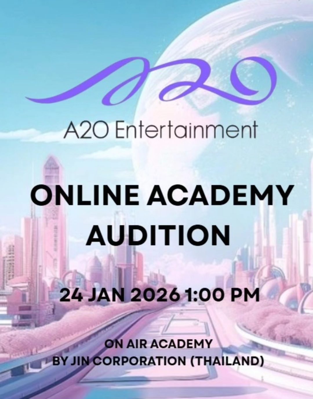 A2O ENTERTAINMENT AUDITION / ONAIR ACADEMY